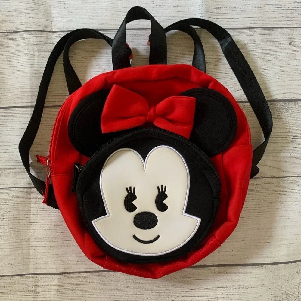 Disney Red Minnie Mouse Kids Backpack